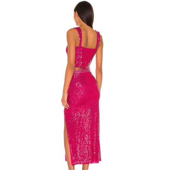 SAYLOR Brinkley Set in Fuchsia 2 Piece Set NWT Size Medium - Picture 3 of 4